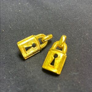 Givenchy Gold Padlock Charm
